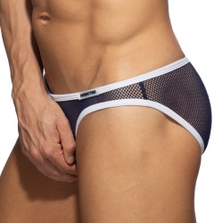 Brief of the brand ADDICTED - Mini Slip Mesh fever - Navy Blue - Ref : AD1332 C09