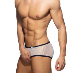 Brief of the brand ADDICTED - Slip mesh fever - White - Ref : AD1335 C01