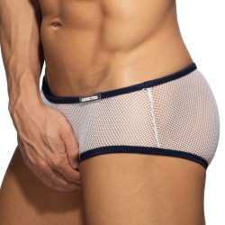 Slip, Tanga de la marque ADDICTED - Slip mesh fever - Blanc - Ref : AD1335 C01