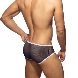 Slip, Tanga de la marque ADDICTED - Slip mesh fever - Bleu marine - Ref : AD1335 C09