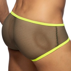 Slip, Tanga de la marque ADDICTED - Slip mesh fever - Kaki - Ref : AD1335 C12