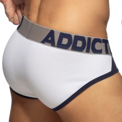 Slip, Tanga de la marque ADDICTED - Slip Trey - Blanc - Ref : AD1305 C01