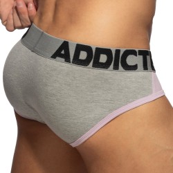 Brief of the brand ADDICTED - Troy briefs - Grey - Ref : AD1305 C11