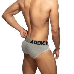 Slip del marchio ADDICTED - Troy slip - Grigio - Ref : AD1305 C11