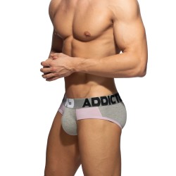 Slip, Tanga de la marque ADDICTED - Slip Trey - Gris - Ref : AD1305 C11