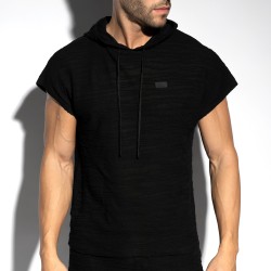 Short Sleeves of the brand ES COLLECTION - Arakis Sleeveless Hoodie - Black - Ref : SP331 C10