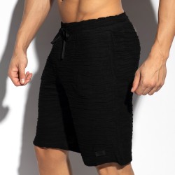 Bermuda der Marke ES COLLECTION - Bemuda Shorts Arakis - Schwarz - Ref : SP332 C10