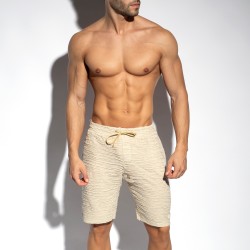 Bermuda de la marque ES COLLECTION - Short bemuda Arakis - Beige - Ref : SP332 C28