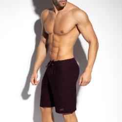 Bermuda del marchio ES COLLECTION - Bemuda shorts Arakis - Rosso granato - Ref : SP332 C29