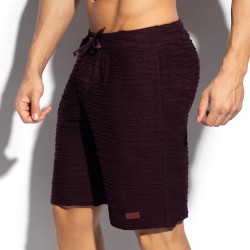 Bermuda del marchio ES COLLECTION - Bemuda shorts Arakis - Rosso granato - Ref : SP332 C29