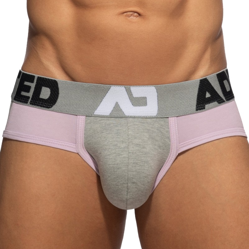 Slip del marchio ADDICTED - Troy slip - Grigio - Ref : AD1305 C11