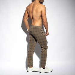 Pants of the brand ES COLLECTION - Tweed Pants - Brown - Ref : SP339 C13