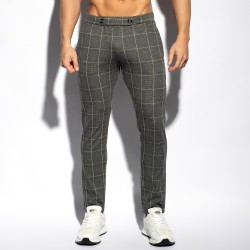 Pantalon de la marque ES COLLECTION - Pantalon Tweed - Gris - Ref : SP339 C15