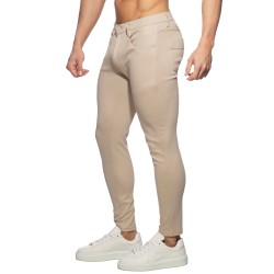 Hosen der Marke ADDICTED - Schlanke Hose - Beige - Ref : AD1336 C28