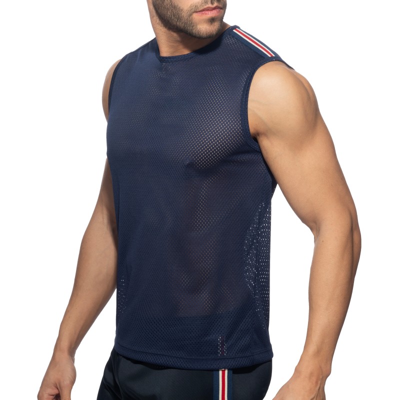 Canotta del marchio ADDICTED - Nexus mesh canotta - Blu navy - Ref : AD1337 C09