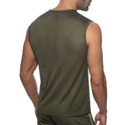 Tank top der Marke ADDICTED - Nexus Mesh Tanktop - Khaki - Ref : AD1337 C12