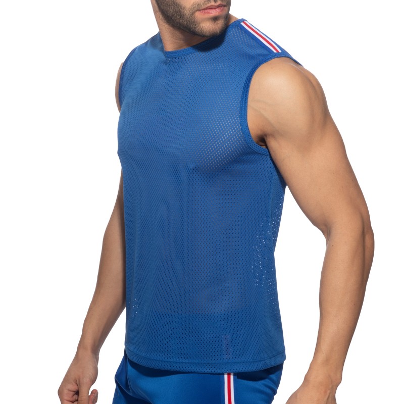 Débardeur Nexus mesh - Bleu Royal - ADDICTED : vente débardeurs hom...