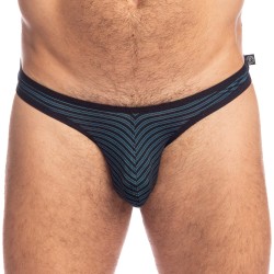 String de la marque L HOMME INVISIBLE - Blue Glow String Bikini L Homme Invisible - Ref : UW07 GLO 001