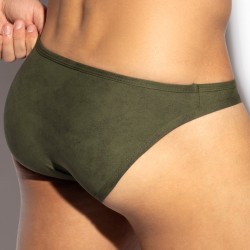 Slip, Tanga de la marque ES COLLECTION - Slip bikini Simsuede - Kaki - Ref : UN604 C12