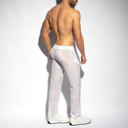 Pants of the brand ES COLLECTION - Long Retro Ibiza Pants - Ivory - Ref : SP329 C02