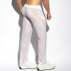 Pantalon de la marque ES COLLECTION - Long pantalon Retro Ibiza - Ivoire - Ref : SP329 C02