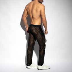 Pantalon de la marque ES COLLECTION - Long pantalon Retro Ibiza - Noir - Ref : SP329 C10