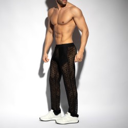 Pantalon de la marque ES COLLECTION - Long pantalon Retro Ibiza - Noir - Ref : SP329 C10