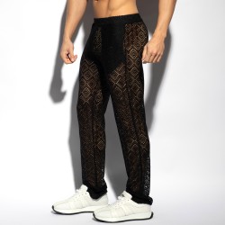 Pants of the brand ES COLLECTION - Long Retro Ibiza Pants - Black - Ref : SP329 C10