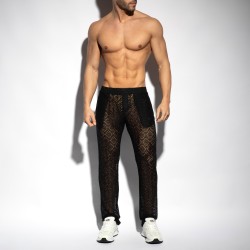 Pantalon de la marque ES COLLECTION - Long pantalon Retro Ibiza - Noir - Ref : SP329 C10