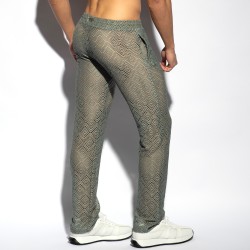 Pants of the brand ES COLLECTION - Long Retro Ibiza Pants - Khaki - Ref : SP329 C12