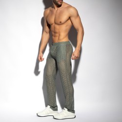 Pants of the brand ES COLLECTION - Long Retro Ibiza Pants - Khaki - Ref : SP329 C12