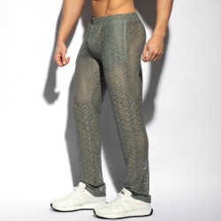 Pants of the brand ES COLLECTION - Long Retro Ibiza Pants - Khaki - Ref : SP329 C12