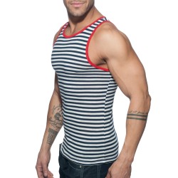 Top of the brand ADDICTED - Sailor Tank Top - Red - Ref : AD588 C06