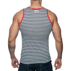 Arriba de la marca ADDICTED - Camiseta de tirantes marinera - Rojo - Ref : AD588 C06