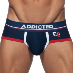 Slip, Tanga de la marque ADDICTED - Slip Sport - Marine - Ref : AD707 C09