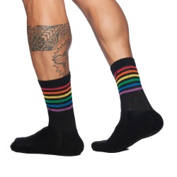 Calcetines de la marca ADDICTED - Calcetines Addicted Rainbow - Negro - Ref : AD838 C10