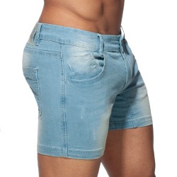 Kurze der Marke ADDICTED - Jeansshorts - Blau - Ref : AD803 C500