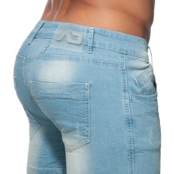 Kurze der Marke ADDICTED - Jeansshorts - Blau - Ref : AD803 C500