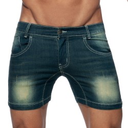 Kurze der Marke ADDICTED - Jeansshorts - Schwarz - Ref : AD803 C502