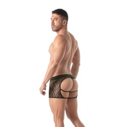 Tanga de la marca TOF PARIS - Tanga de encaje inspirado en las chaparreras de Tof Paris - Ref : TOF429N