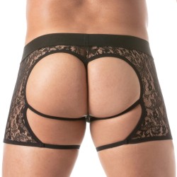 Tanga de la marca TOF PARIS - Tanga de encaje inspirado en las chaparreras de Tof Paris - Ref : TOF429N