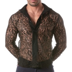 Shirt of the brand TOF PARIS - Tof Paris Lace Long Sleeve Shirt - Ref : TOF420N