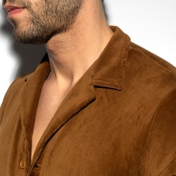 Loungewear of the brand ES COLLECTION - Corduroy Jumpsuit - Brown - Ref : SP333 C13