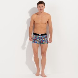 Boxer, shorty de la marque HOM - Boxer Idylle HOM x Julien Raynaud édition limitée - Ref : 402997 P023