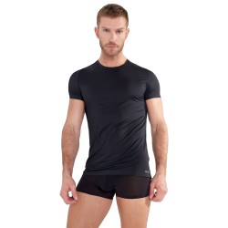 Nach oben der Marke HOM - Rundhals-T-Shirt H-Fresh HOM - schwarz - Ref : 403003 0004