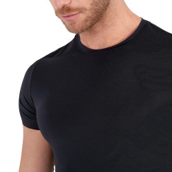 Arriba de la marca HOM - Camiseta cuello redondo H-Fresh HOM - negro - Ref : 403003 0004