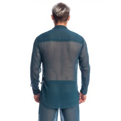 Home del marchio L HOMME INVISIBLE - Chantilly Teal - Chemise Tunique L Homme Invisible - Ref : HW143 CHA 015