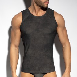 Tank top of the brand ES COLLECTION - copy of Débardeur Simsuede - Kaki - Ref : TS339 C15