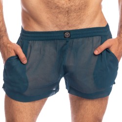 Home of the brand L HOMME INVISIBLE - Chantilly Teal - Flowy Short L Homme Invisible - Ref : HW185 CHA 015