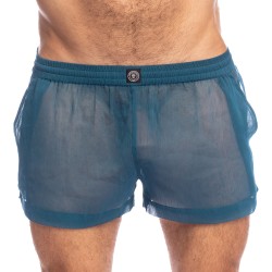 Home of the brand L HOMME INVISIBLE - Chantilly Teal - Flowy Short L Homme Invisible - Ref : HW185 CHA 015